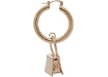 Jacquemus Les Creoles Chiquito Hoop Earrings Light Gold