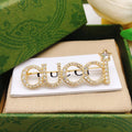 18K Double Gucci Diamonds Brooch